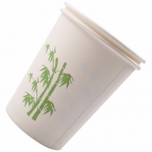 洁能 一次性纸杯 竹纤维纸杯子特惠两包装 7163（230ml*160只）