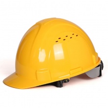 霍尼韦尔（Honeywell）可印字安全帽 H99ABS工地建筑防砸抗冲击透气安全头盔 黄色有透气孔