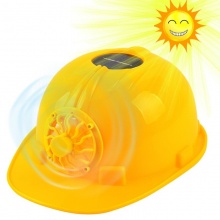 腾驰 太阳能风扇安全帽工程帽 建筑工地安全帽 透气降温摩托车消暑防暑头盔防砸