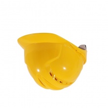 腾驰 abs安全帽工地施工领导劳保安全头盔建筑工程监理夏透气免费印字 黄色