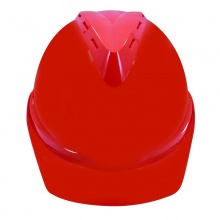 华特1302 安全帽 建筑工程工地防撞帽 国标 ABS头盔 耐高温安全帽透气 工厂领导用安全帽 红色
