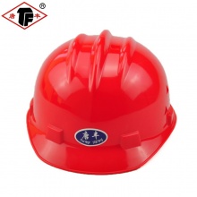 唐丰三筋安全帽 工程 建筑工地 矿工 电工 施工 防砸 安全帽可代印LOGO 红色