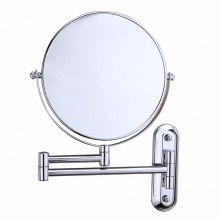 莱尔诗丹(Larsd) LS-01A 化妆镜 浴室 壁挂伸缩折叠 美容镜 双面 6寸