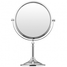 雨花泽（Yuhuaze）6寸大号高清双面台式化妆镜 梳妆镜子 一面3倍放大360°旋转美容镜