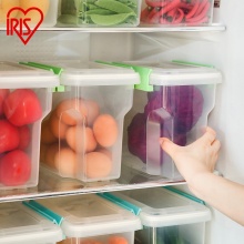 爱丽思IRIS 日本冰箱蔬菜收纳箱密闭零食水果保鲜盒鸡蛋冷藏收纳盒 2升绿色 绿色