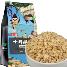 十月稻田 糙米 1kg（无添加 东北 五谷 杂粮 粗粮 真空装 含胚芽 大米 粥米伴侣）