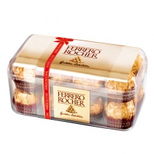 Ferrero Rocher费列罗榛果威化糖果巧克力礼盒16粒200g