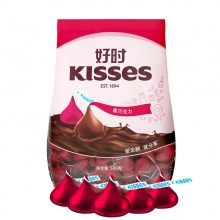 好时之吻Kisses特醇浓黑巧克力500g 糖果零食婚庆喜糖散装 （新老包装随机发货）