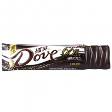 德芙Dove醇黑巧克力66%糖果巧克力 43g 排块装