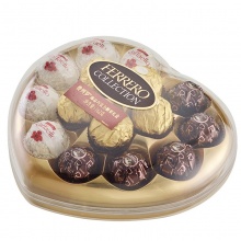 Ferrero Collection费列罗臻品巧克力糖果礼盒15粒装心型装 162g