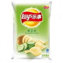 乐事（Lay’s）薯片 零食 休闲食品 黄瓜味 70g 百事食品