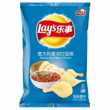 乐事（Lay’s）薯片 零食 休闲食品 意大利香浓红烩味 70g 百事食品