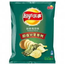乐事（Lay’s）薯片 休闲零食 岩烧海苔味 145g（新老包装随机发货）