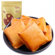 百草味 休闲零食小吃豆腐干 辣条 鱼豆腐（烧烤味）185g/袋