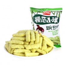 盼盼 休闲零食薯片膨化食品小吃 模范小班豌豆脆 香甜原味80g