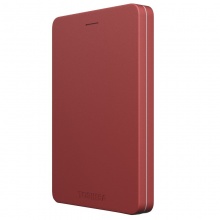 东芝（TOSHIBA）Alumy系列 2TB 2.5英寸 USB3.0移动硬盘 经典红