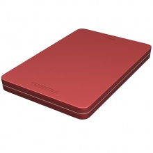 东芝（TOSHIBA）Alumy系列 2TB 2.5英寸 USB3.0移动硬盘 经典红