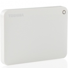 东芝（TOSHIBA）V8 CANVIO高端系列 2.5英寸 移动硬盘（USB3.0）1TB（清新白）