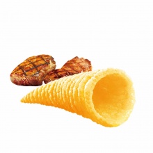 奇多（Cheetos）零食 休闲食品 妙脆角魔力炭烧味（玉米角）65g 百事食品