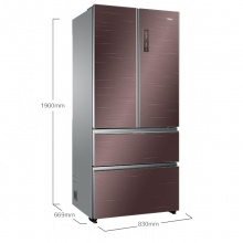 海尔（Haier）BCD-550WDEYU1 多门冰箱 550升 风冷无霜变频节能