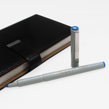 斑马（ZEBRA）BE-100 签字笔0.5mm 蓝色 10支/盒