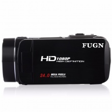 富京（FUGN）F2400S数码摄像机 高清数字专业dv 2400W像素摄录一体机 黑色
