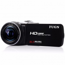 富京（FUGN）F2400S数码摄像机 高清数字专业dv 2400W像素摄录一体机 黑色