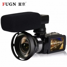 富京（FUGN） HD-F911数码摄像机 1080P高清屏 摄影家用DV录像机 无线WIFI 黑色