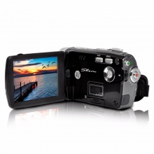 富京（FUGN）HD-F330 网络摄像头数码DV摄像机家用旅游 录影机2000万像素 黑色