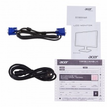 宏碁（Acer）KA220HQ 21.5英寸 1080P全高清可壁挂 DVI/VGA双接口 宽屏爱眼显示器 显示屏