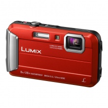 松下（Panasonic）TS30数码相机/运动相机/四防相机 防水、防尘、防震、防冻 TS25升级版 红色