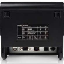 爱宝（Aibao）A-8007 厨房热敏小票打印机(黑色)票据打印80mm宽度 USB+串口+网口