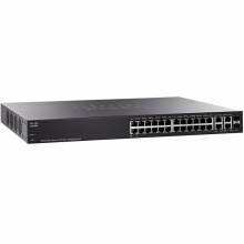 思科（Cisco）SF300-24PP 24口百兆PoE网管 交换机