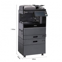 东芝（TOSHIBA）e-STUDIO3018A 复印机 A3黑白激光（主机+双面器+双面输稿器+第二纸盒+打印插件+扫描插件+工作台） 一年保修