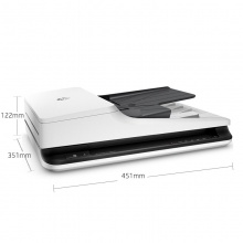 惠普（HP）ScanJet Pro 2500 f1 平板馈纸式扫描仪 自动双面扫描 一年保修