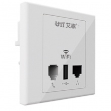 艾泰（UTT）WA505N 300M 室内入墙式无线AP （WIFI接入点/集中式管理/负载均衡）