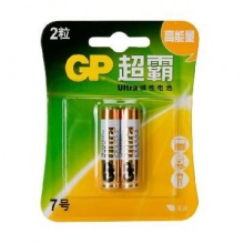 超霸（GP）24A-L2 7号碱性电池 2粒装