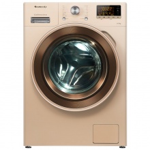 晶弘（KINGHOME）XQG80-B1401Ab1 洗衣机 滚筒 变频 8公斤 （金色）_