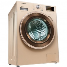 晶弘（KINGHOME）XQG80-B1401Ab1 洗衣机 滚筒 变频 8公斤 （金色）_