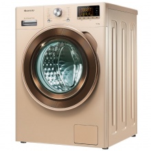 晶弘（KINGHOME）XQG90-B1401Ba1洗衣机 变频 滚筒 9公斤 （金色）_