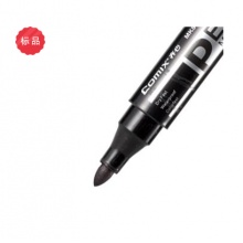 齐心（Comix）MK808 可加墨记号笔2.0mm  黑 单支装_