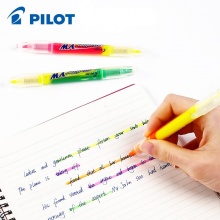 百乐（PILOT）15SL-YP 双头双色荧光笔  1.0MM 单支 粉黄/粉红