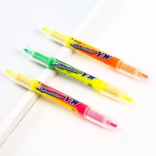 百乐（PILOT）15SL-YP 双头双色荧光笔  1.0MM 单支 粉黄/粉红