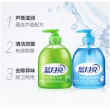 蓝月亮抑菌洗手液（芦荟）500g/瓶+清爽洗手液（野菊花）500g/瓶