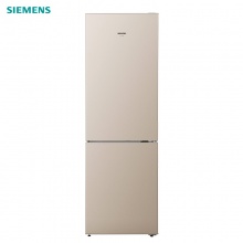 西门子（SIEMENS）BCD-321W(KG33NV23EC) 双门冰箱 大容量321L 风冷无霜 电脑控温 LED内显（浅金色）_