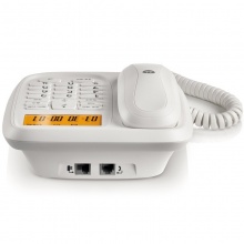 摩托罗拉(Motorola)CL101C 数字无绳电话机座机子母机套装 一拖一固定 (白色)