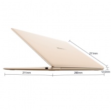 华为（HUAWEI）MateBook X 13英寸轻薄笔记本电脑（i5-7200U 8G 256GB 拓展坞 2K屏）流光金