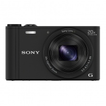 索尼（SONY）DSC-WX350 便携数码相机 （含16G卡/相机包/读卡器）黑