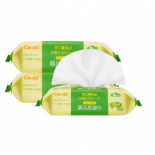 康贝（Combi）柔湿巾 手口专用婴儿 80片*3纸巾