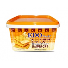  EDO pack 饼干蛋糕 零食早餐 苏打夹心饼干 芝士风味 600g/盒